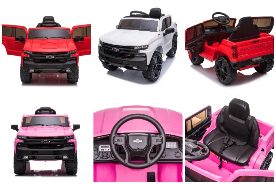 License Chevrolet Silverado Trail Boss LT kids outdoor riding toys